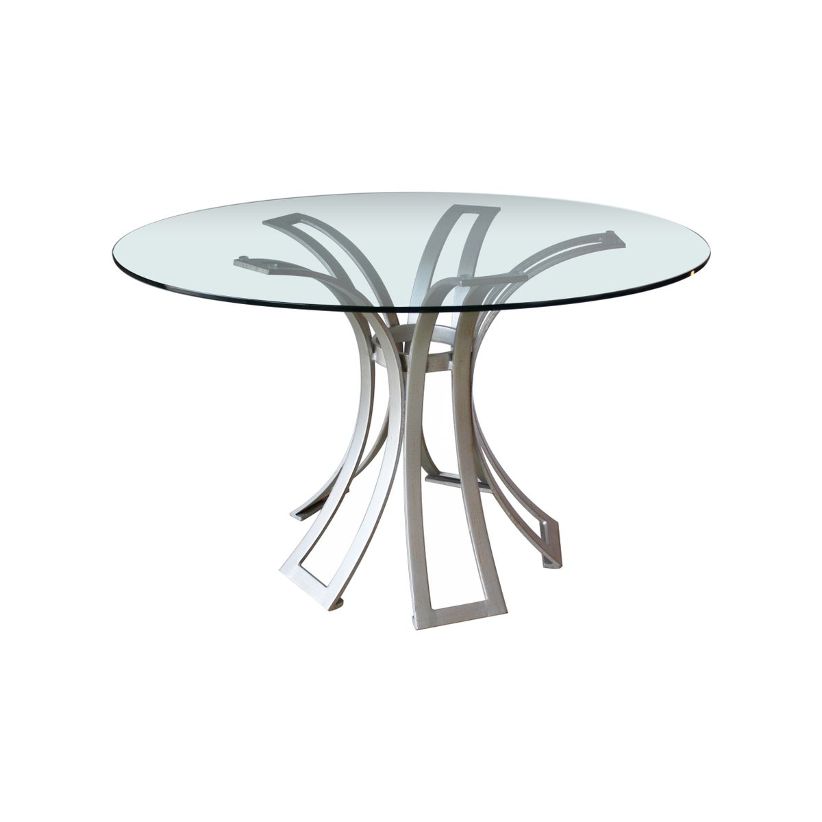 Klismos Dining Table Base in Silver