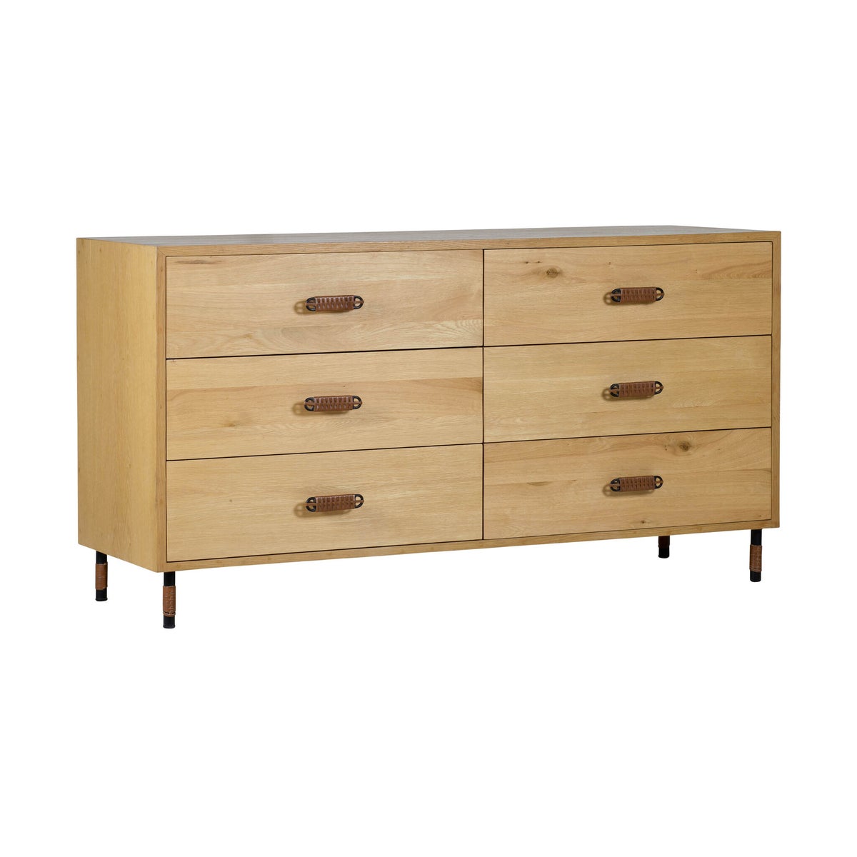 Alameda 6-Drawer Dresser in Natural