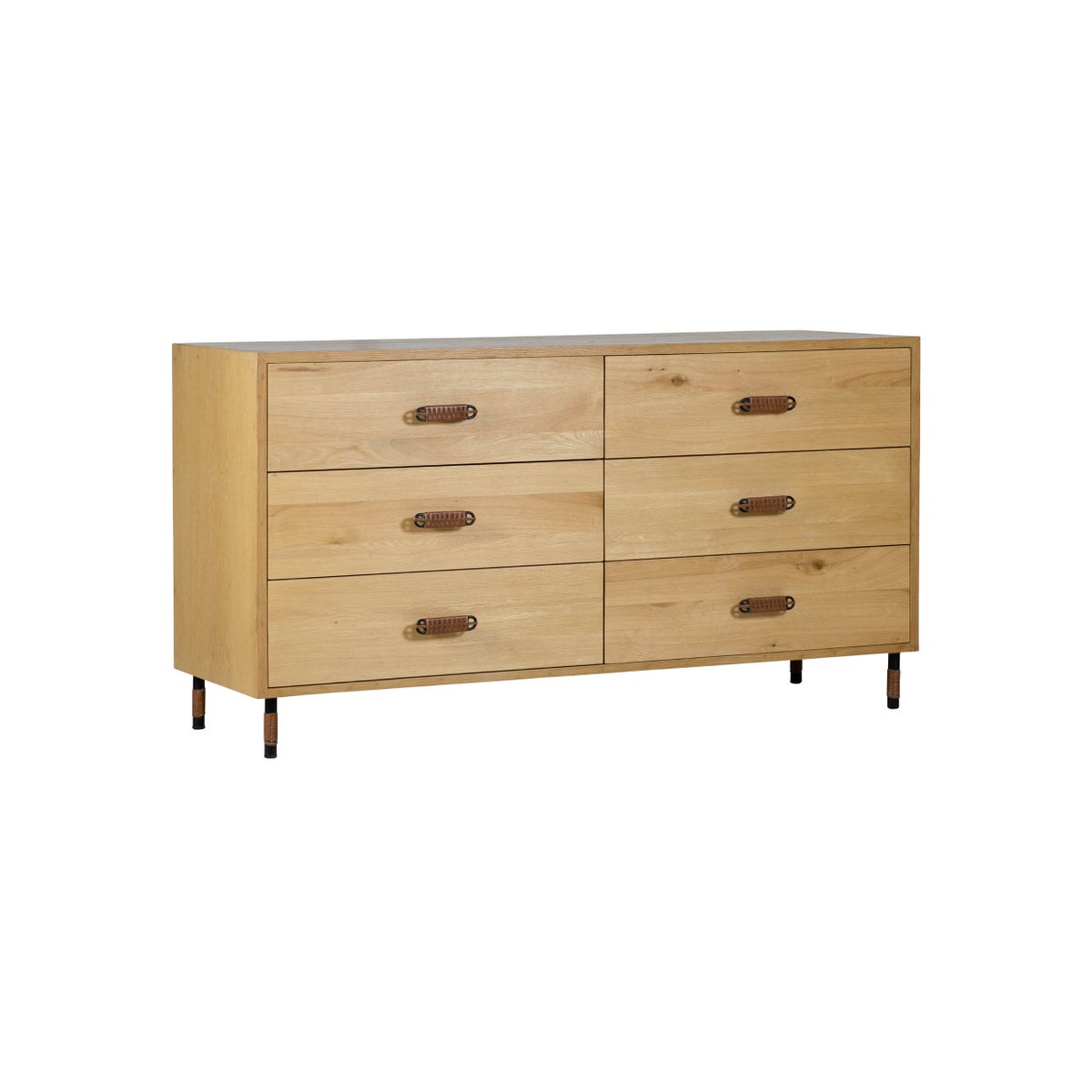 Alameda 6-Drawer Dresser in Natural