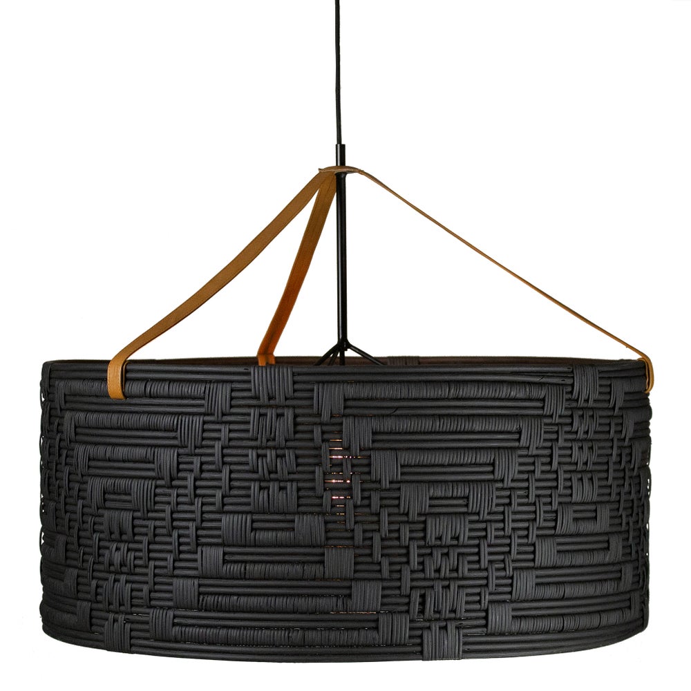 Cestino Chandelier in Black