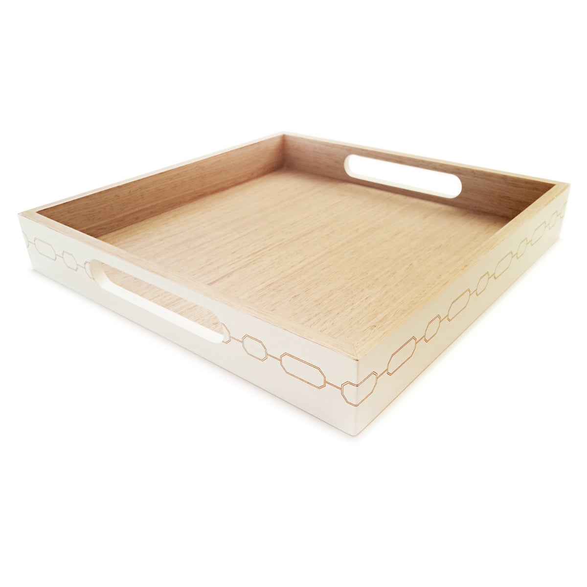 Norma Square Nesting Trays (2) in White