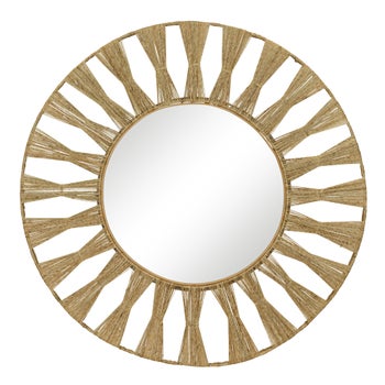 Ojai Round Mirror in Natural