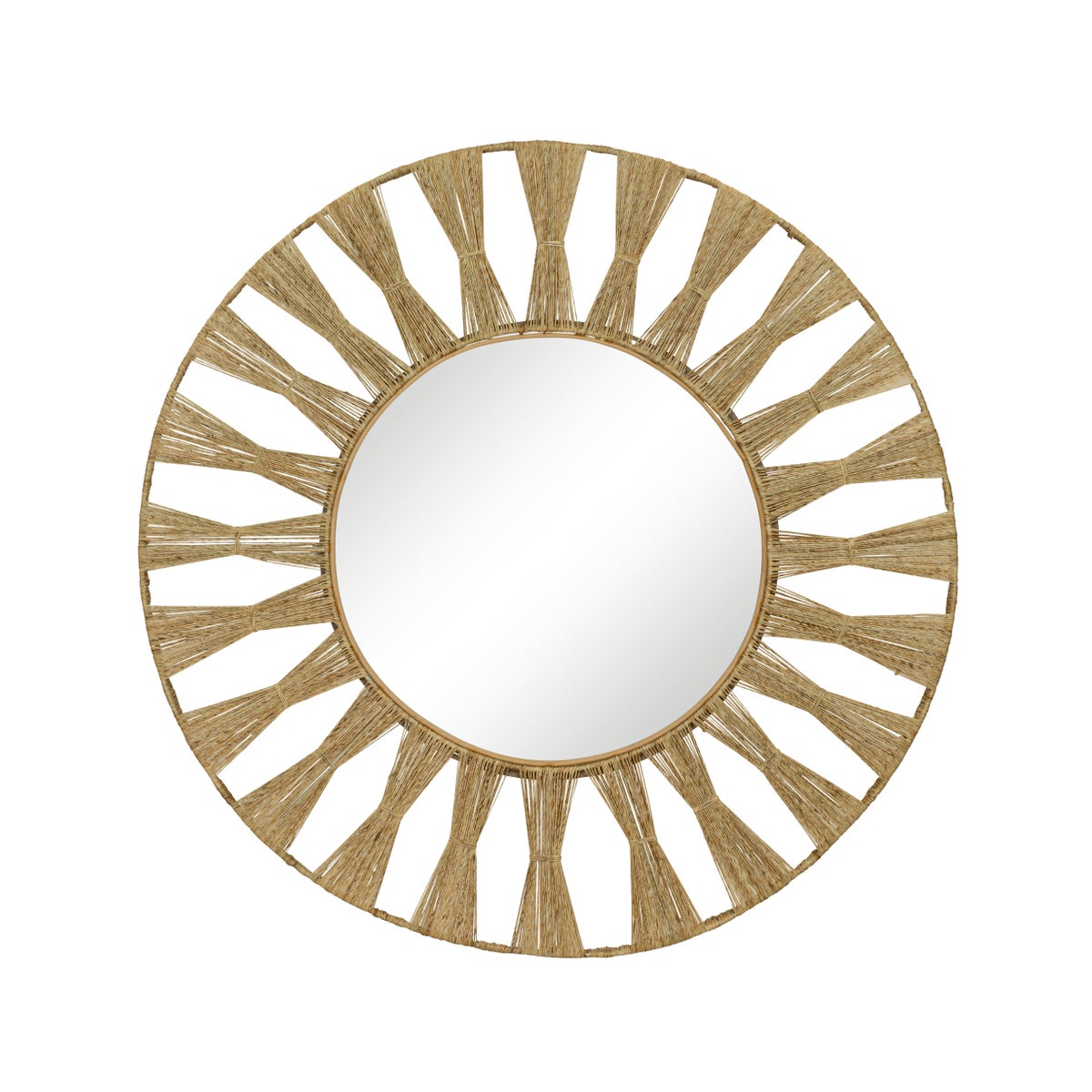 Ojai Round Mirror in Natural