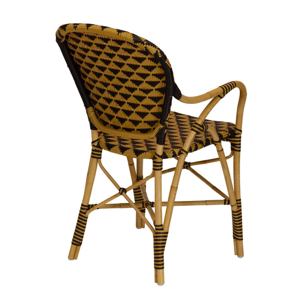 Pinnacles Arm Chair in Natural/Black