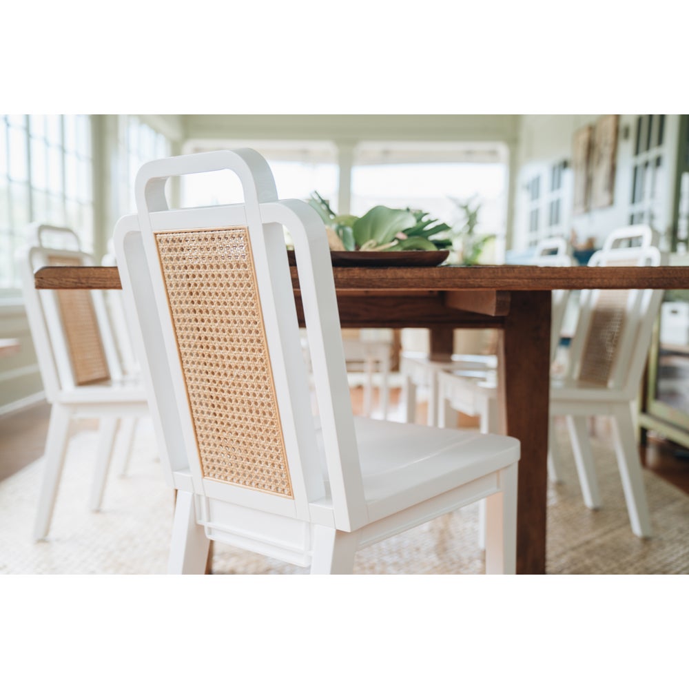 Deco Side Chair in Winter White