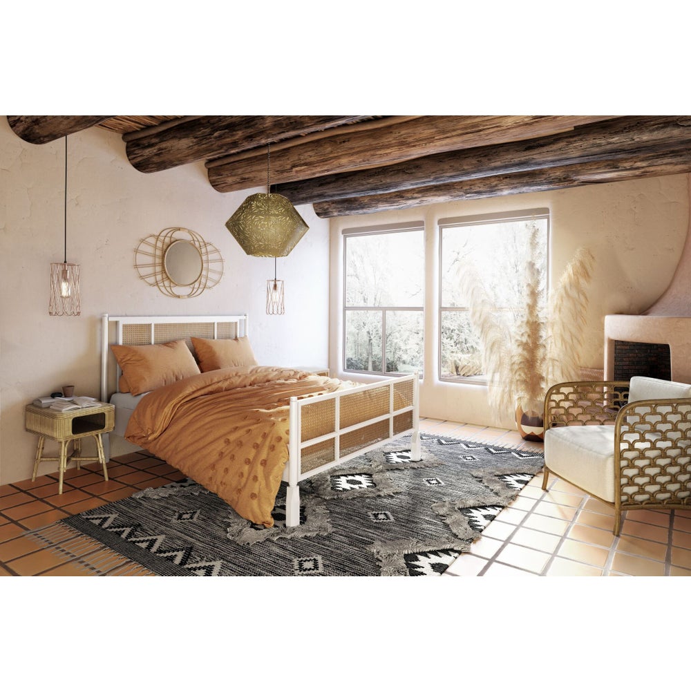 Stockholm King Bed in White