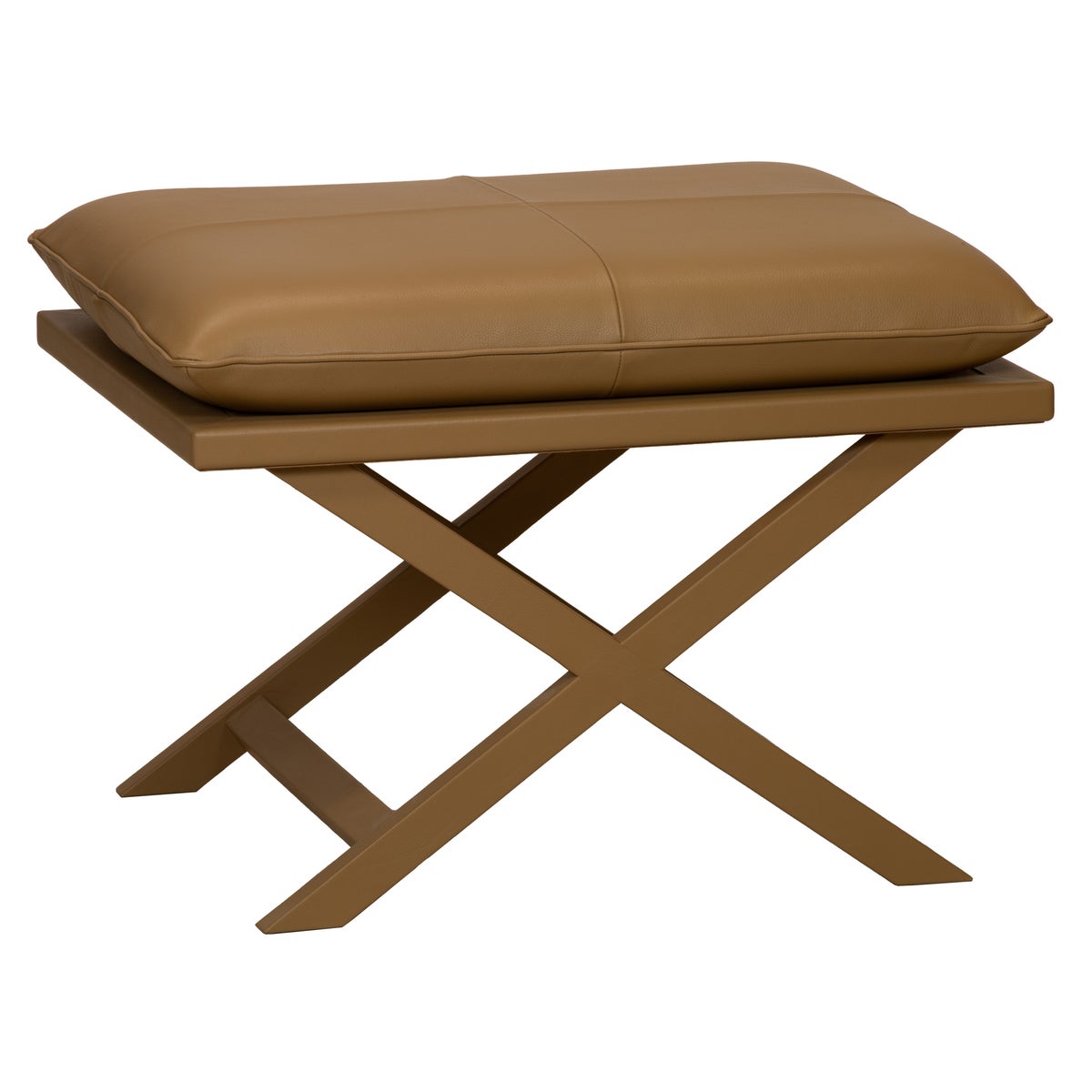Sonoma Leather Stool in Natural