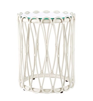 Sona Side Table in White