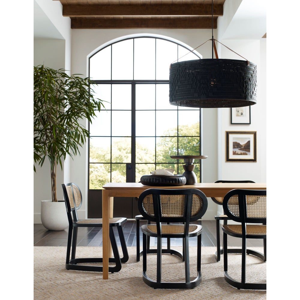 Cestino Chandelier in Black