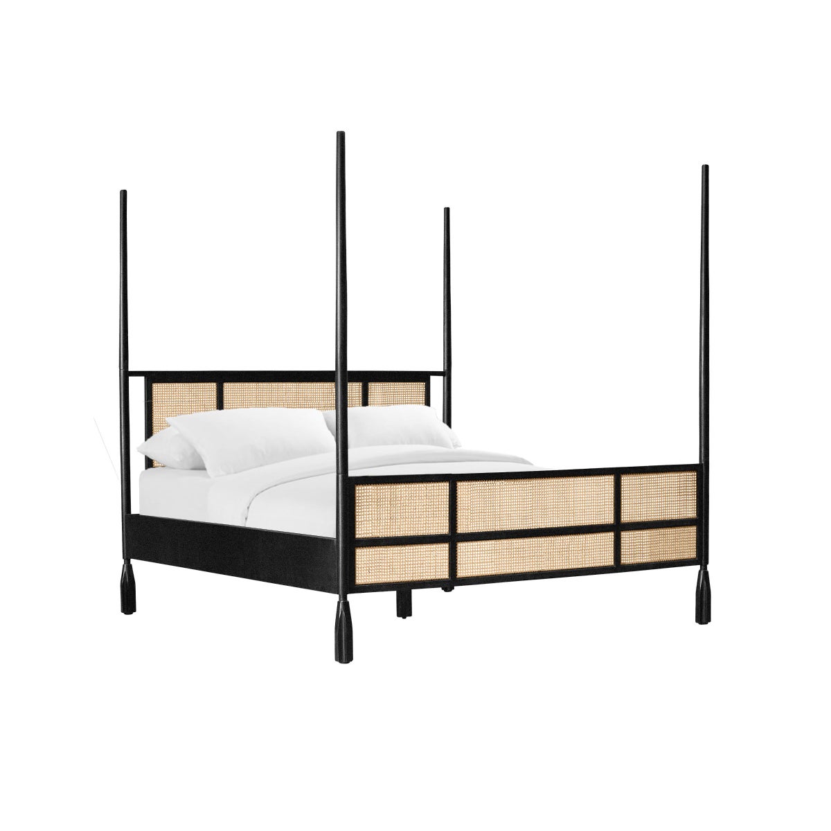 Stockholm Queen Bed in Black