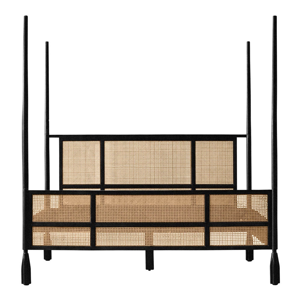 Stockholm Queen Bed in Black