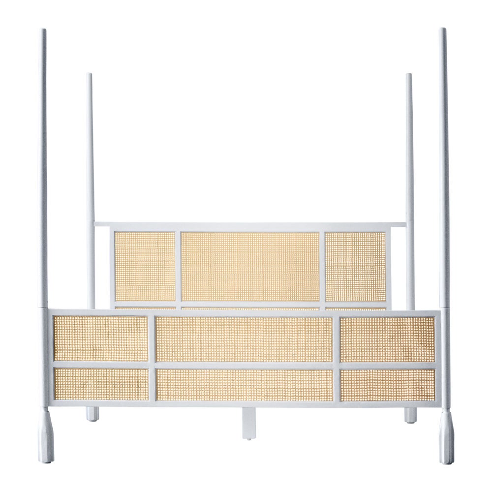 Stockholm King Bed in White