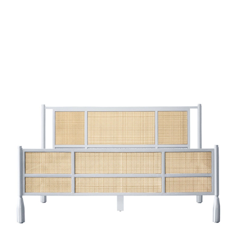Stockholm King Bed in White