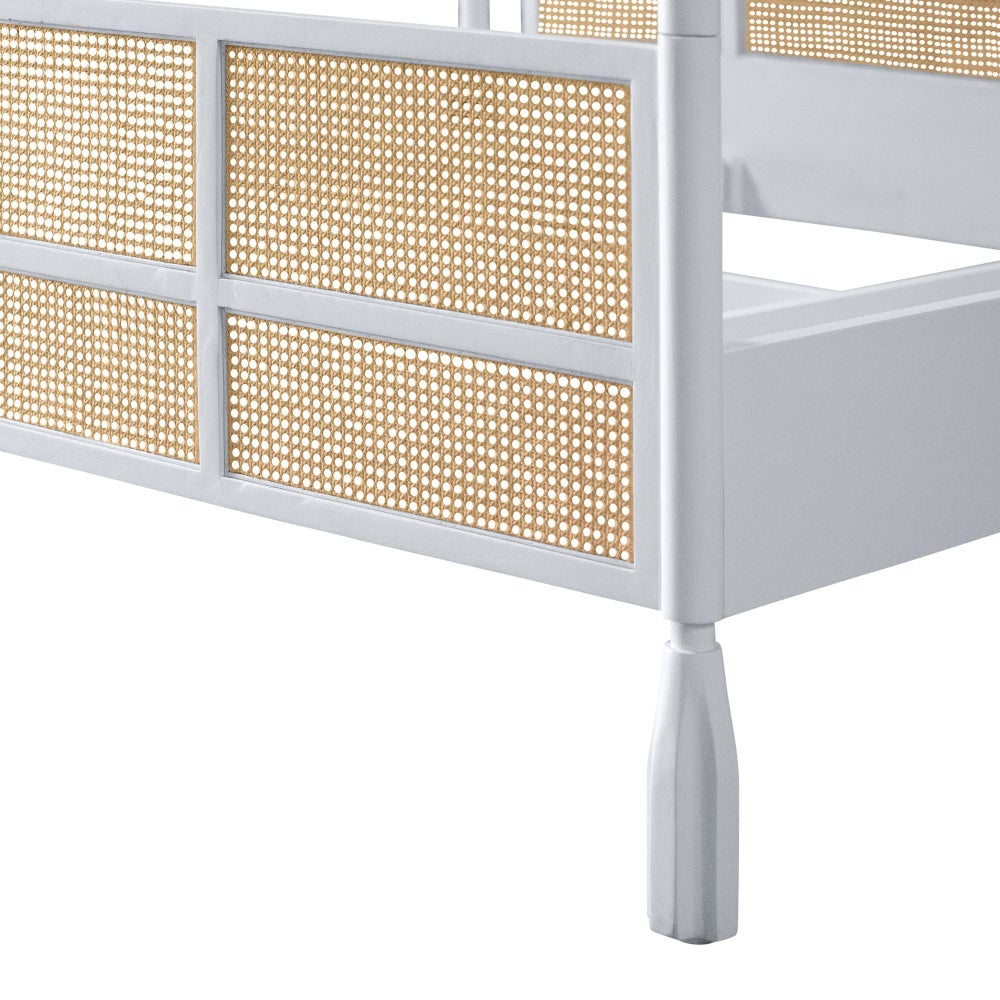 Stockholm King Bed in White