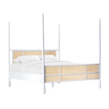 Stockholm King Bed in White