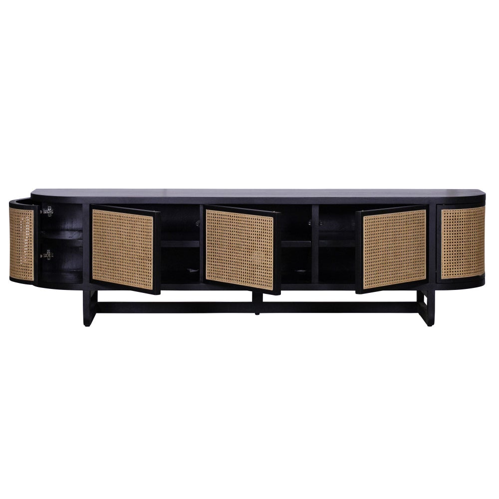 Stockholm Media Console in Black