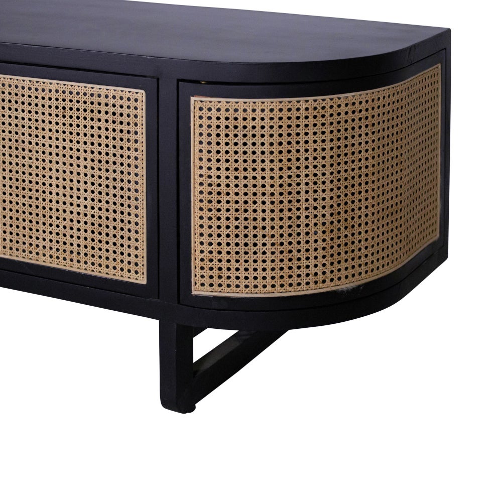 Stockholm Media Console in Black