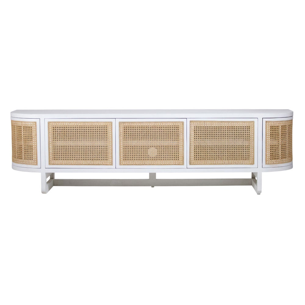 Stockholm Media Console in White