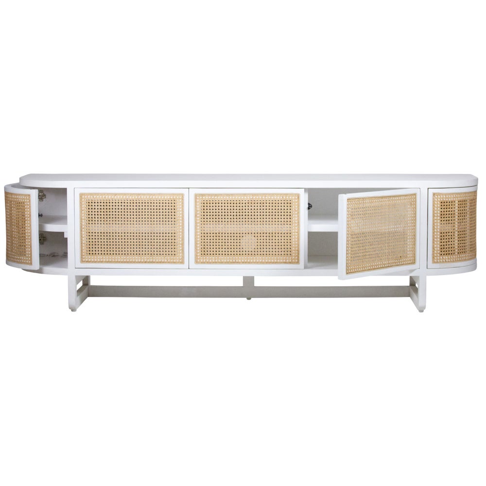 Stockholm Media Console in White