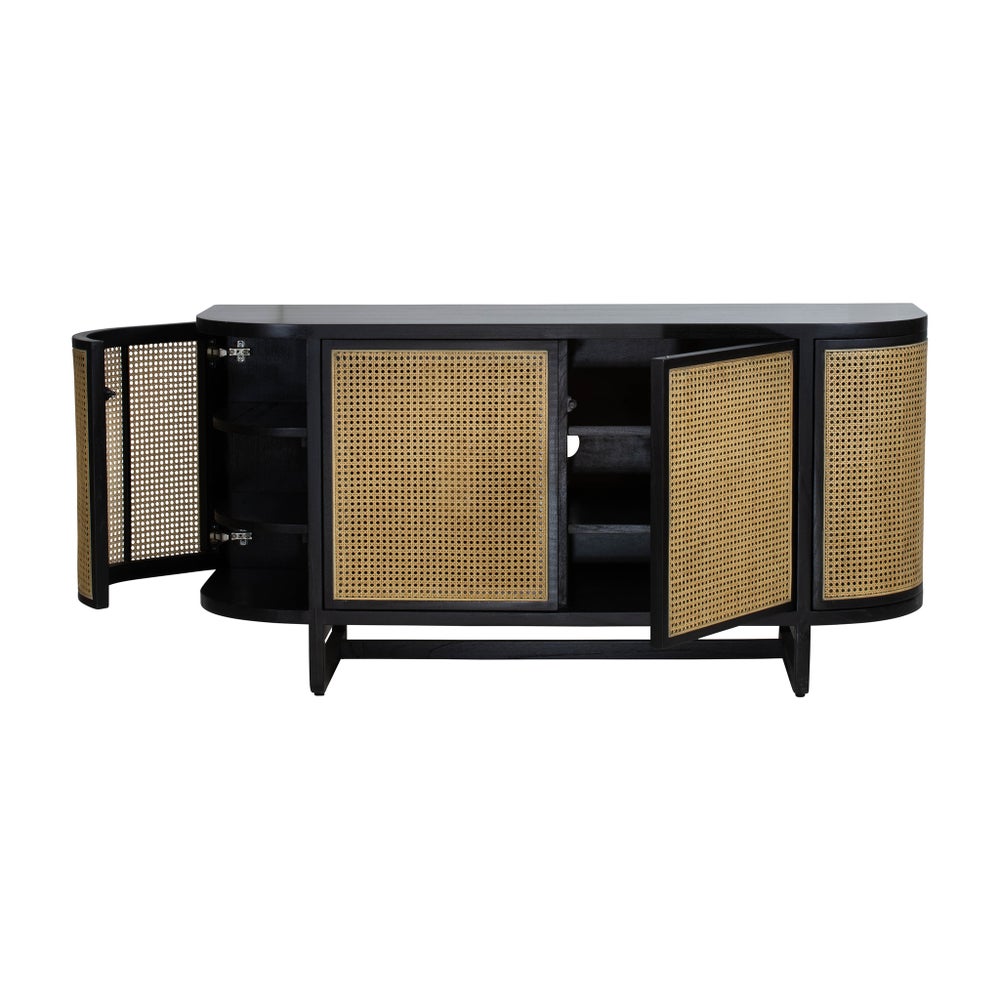 Stockholm Credenza in Black