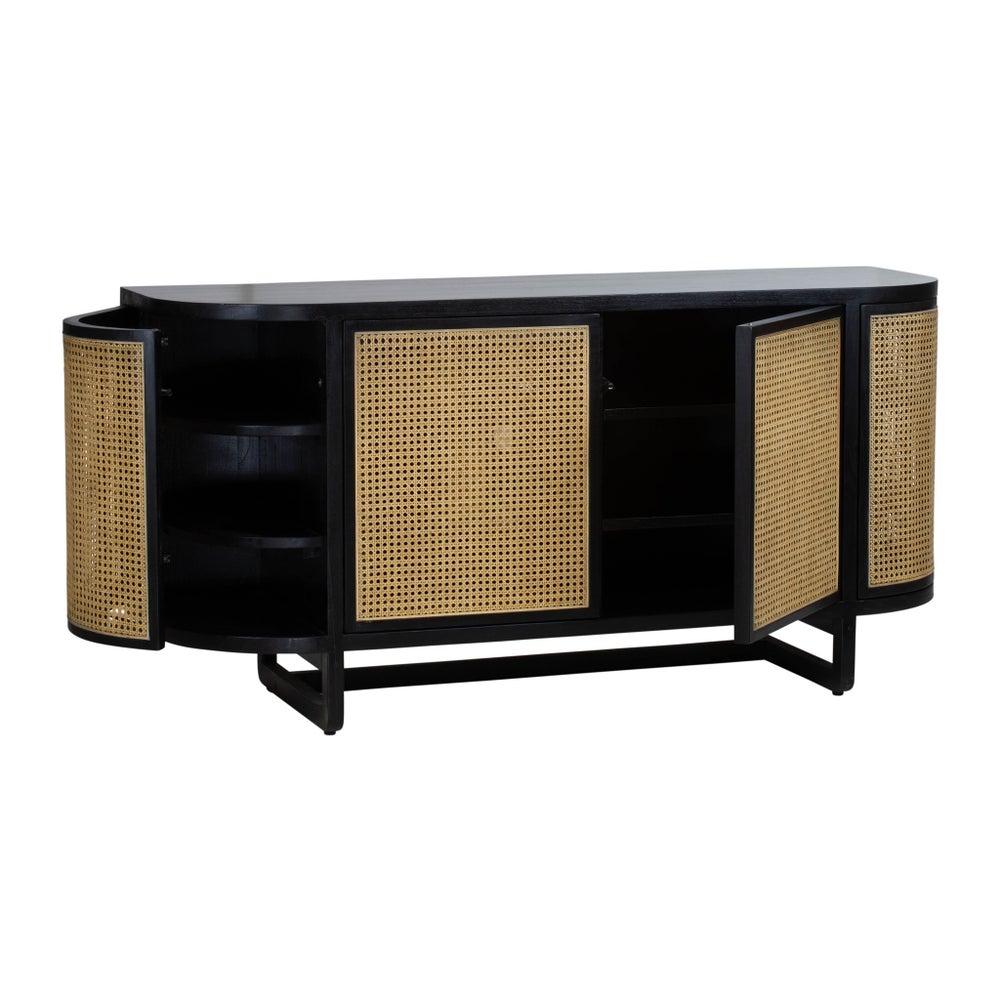 Stockholm Credenza in Black