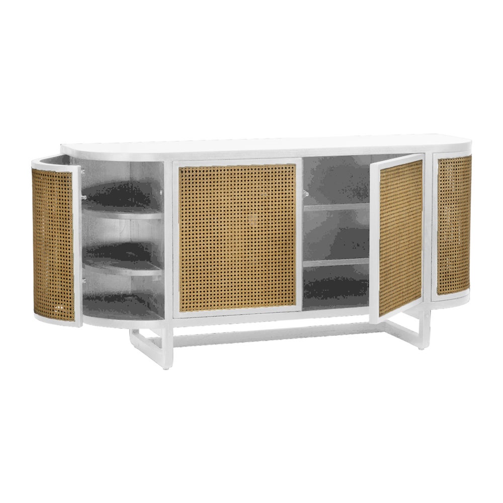 Stockholm Credenza in White