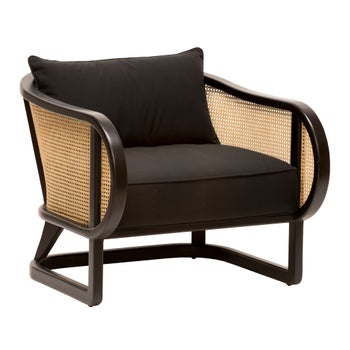 Stockholm Lounge Chair in Black