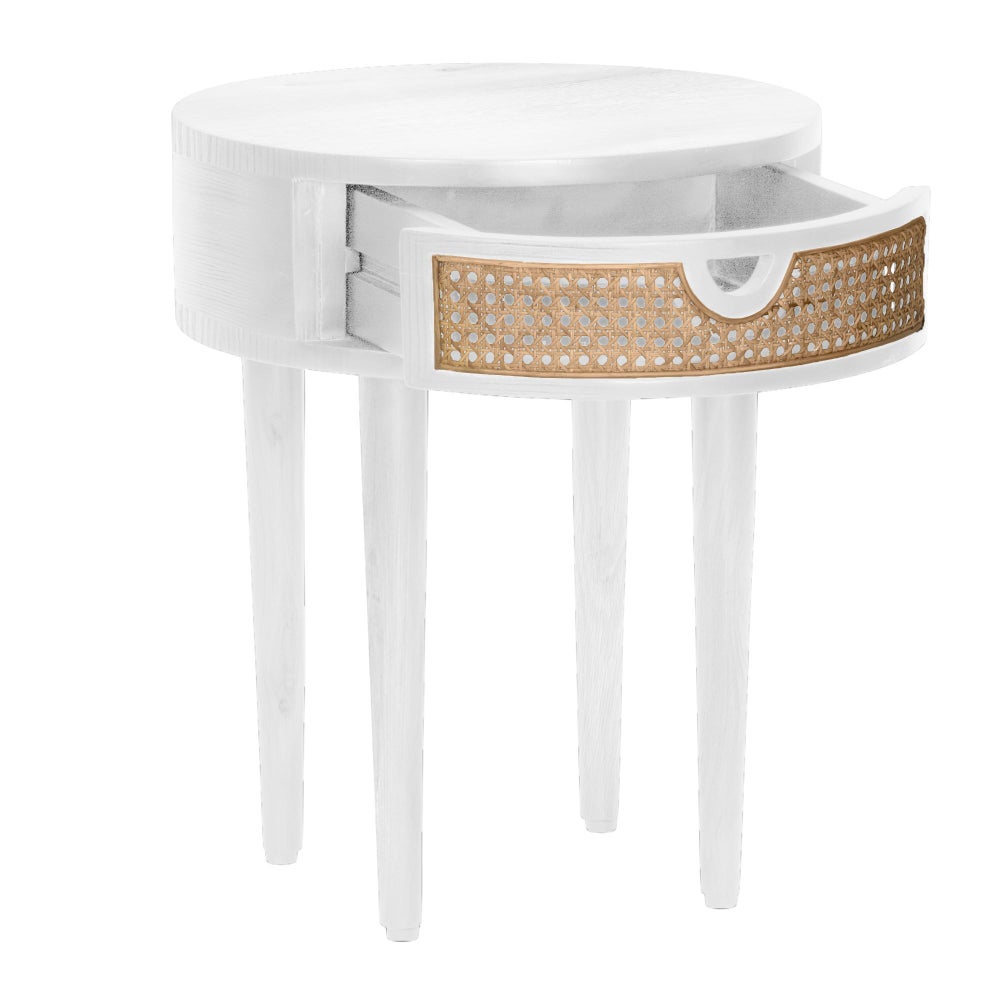 Stockholm Side Table in White