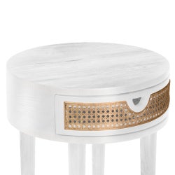Stockholm Side Table in White