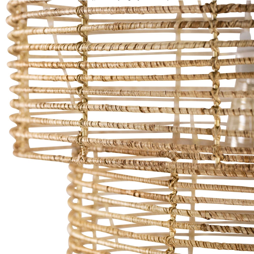 3 Tier Chandelier in Natural