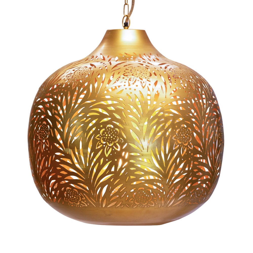 Marigold Chandelier in Brass