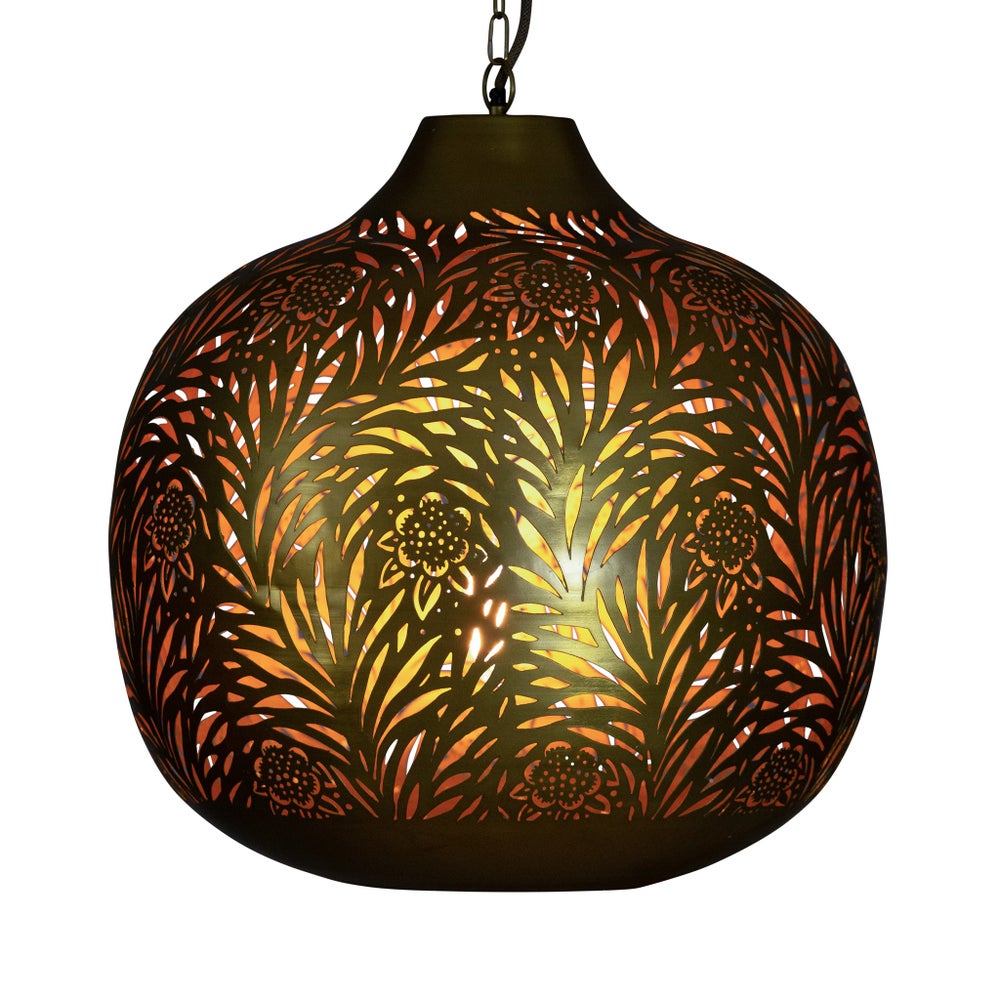 Marigold Chandelier in Brass