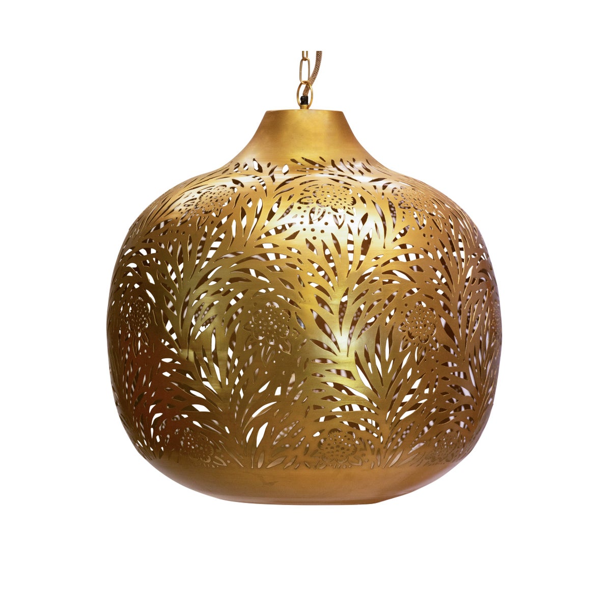 Marigold Chandelier in Brass