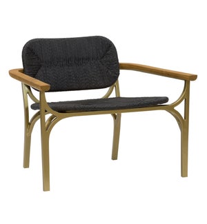 Kelmscott Lounge Chair in Black