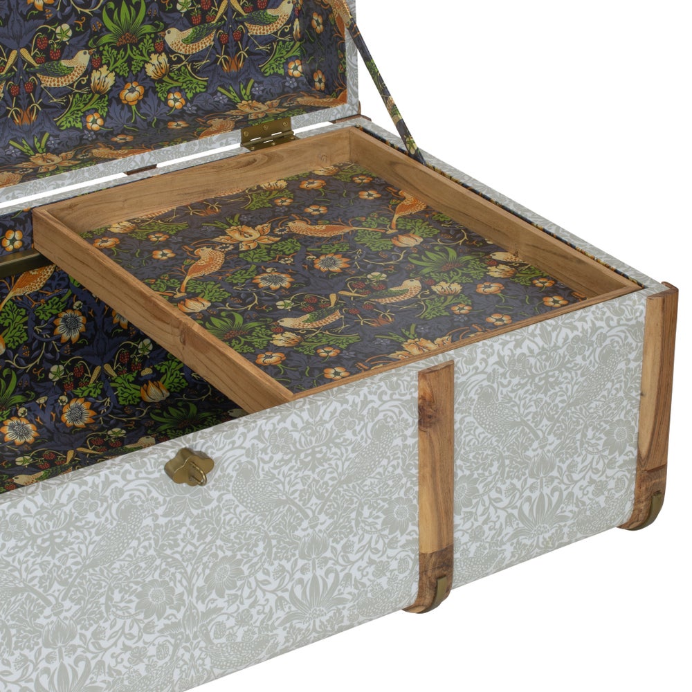 Strawberry Thief Trunk in Neutral