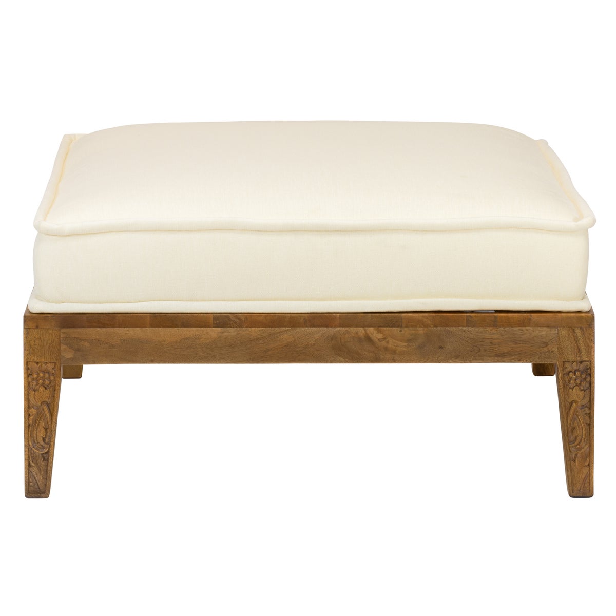 Thistle Ottoman in Natural
