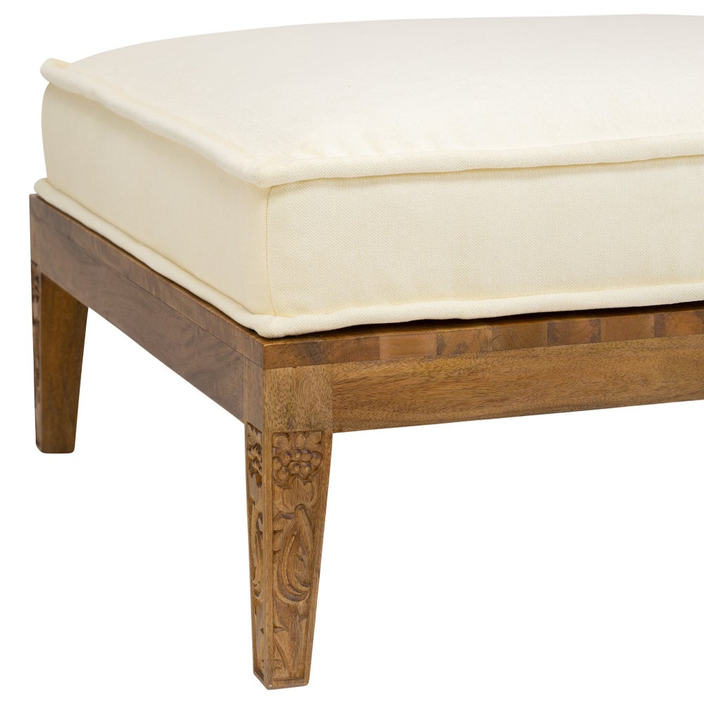 Thistle Ottoman in Natural
