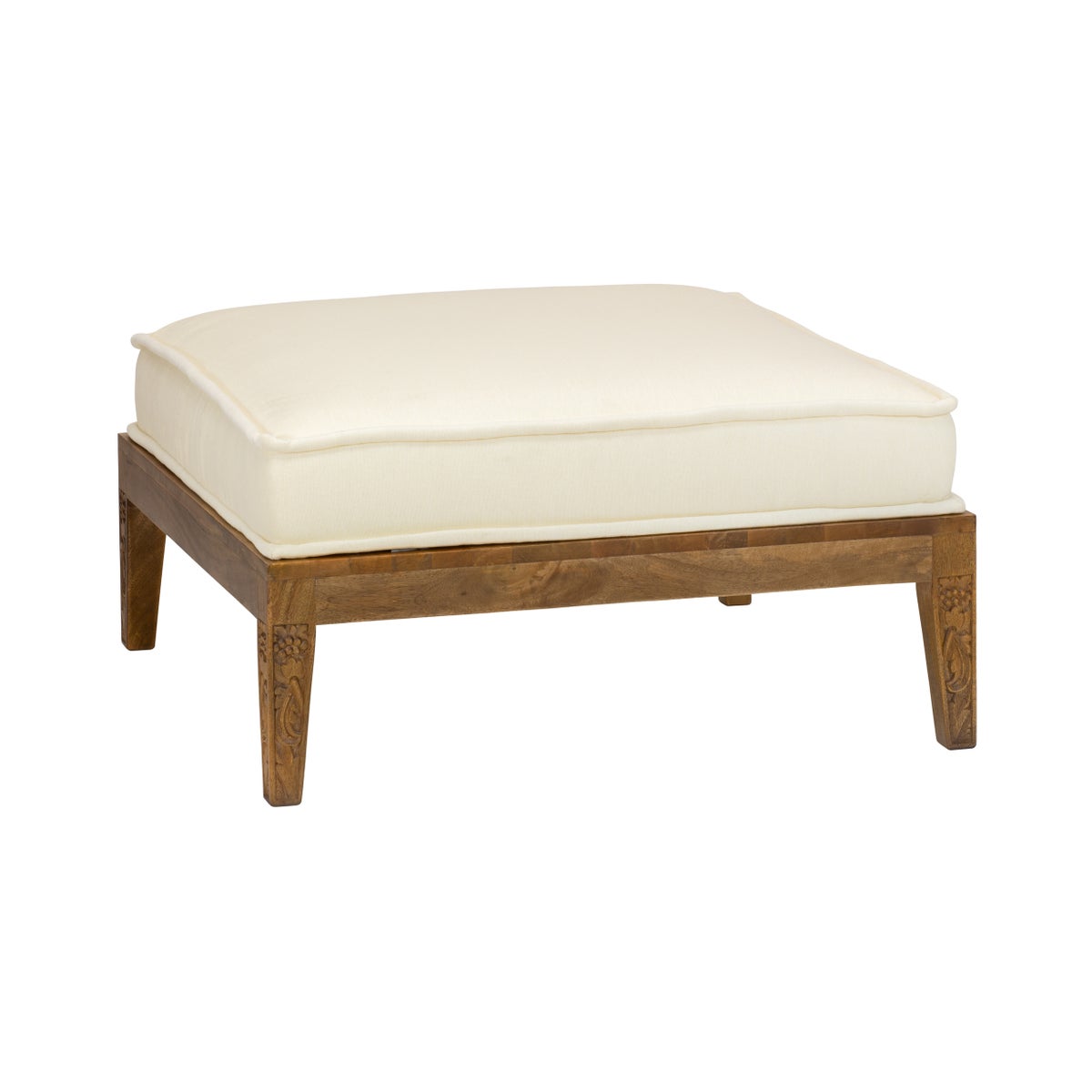 Thistle Ottoman in Natural