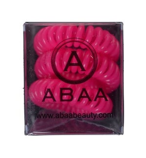 ABAA HAIR RING (SET OF 3) PINK