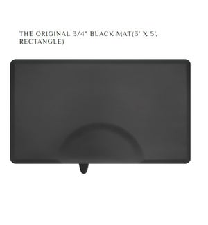 DA THE ORIGINAL ELITE BLACK MAT 3' X 5' RECTANGULAR