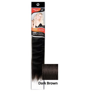 FIRST LADY HH #2 DARK BROWN 18" DUAL TAPE EXTENSION