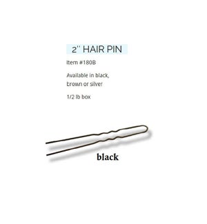 FLAIR HAIR PIN 2" BLACK