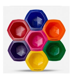 FRAM CONNECT AND COLOR BOWLS - RAINBOW COLOR