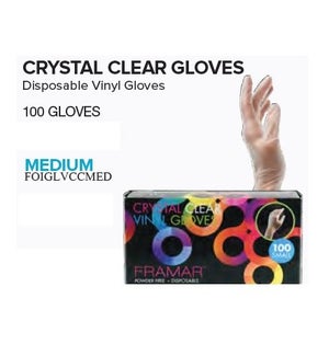 FRAM CRYSTAL CLEAR GLOVES - MEDIUM (100)