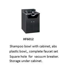 CM SHAMPOO BOWL WITH CABINET