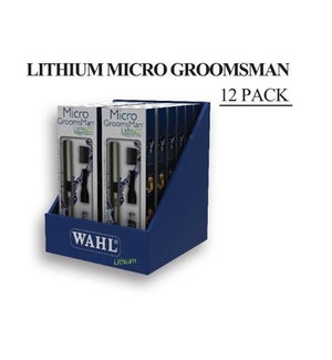 WAHL LITHIUM MICRO GROOMSMAN 12 PACK