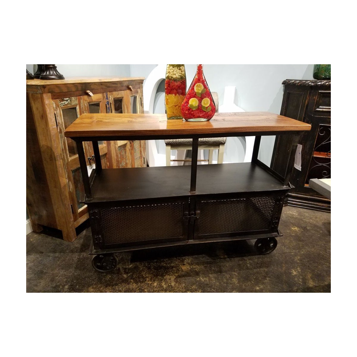Industrial Console Table