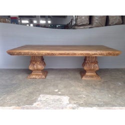 Amer Carved Dining Table 96"