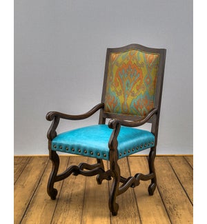 Crown Wood Framed Back Arm Chair