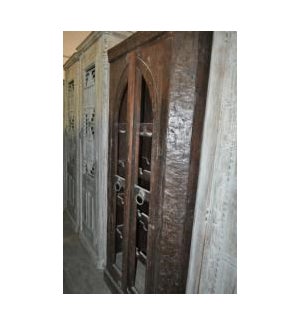 Reclaimed Wood Old Door Wine  Almirah